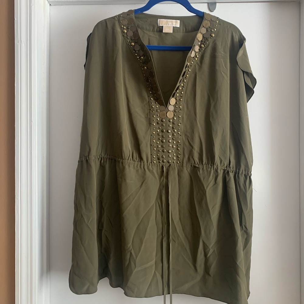 NEW! Michael Kors olive summer top